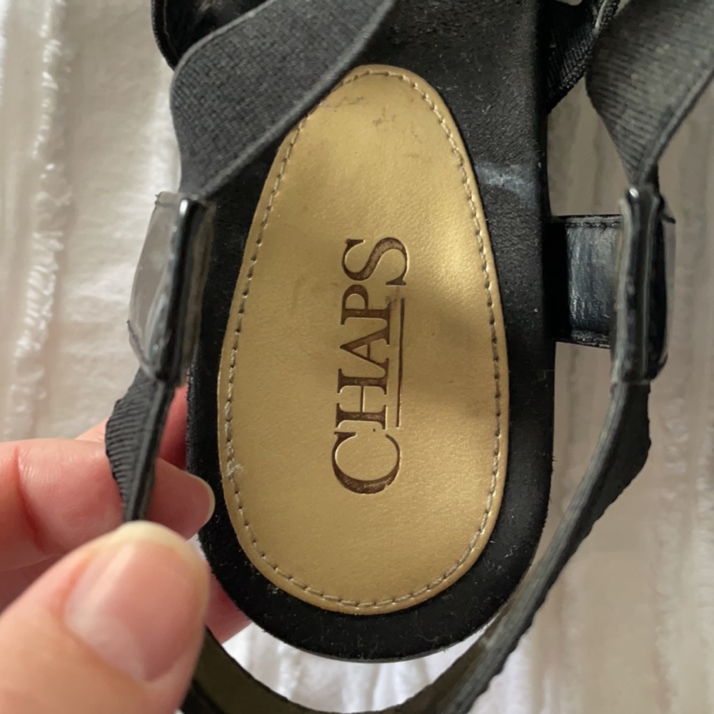 Chaps Platform Sandals - Picture 2 of 5